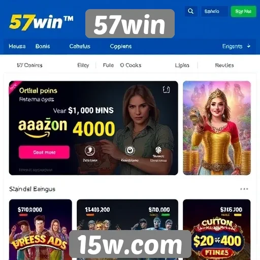 Promoções e bônus atraentes no 57win